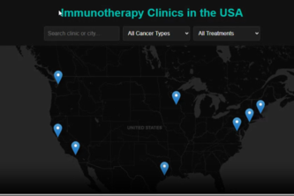 Immunotherapy Clinics Map (USA)