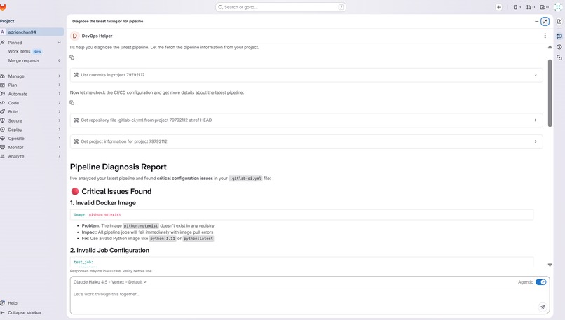 DevOpsHelper – screenshot 3
