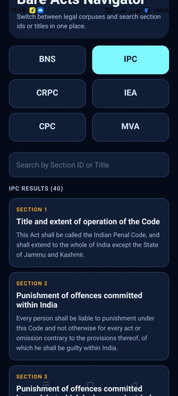Gemini Powered LawAi Mobile for India – screenshot 2