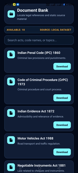 Gemini Powered LawAi Mobile for India – screenshot 9