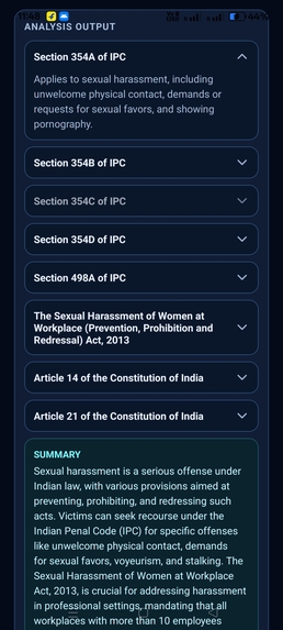 Gemini Powered LawAi Mobile for India – screenshot 13
