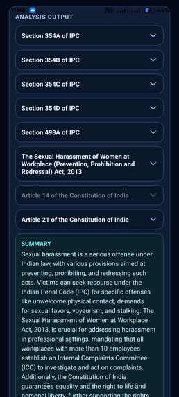 Gemini Powered LawAi Mobile for India – screenshot 14