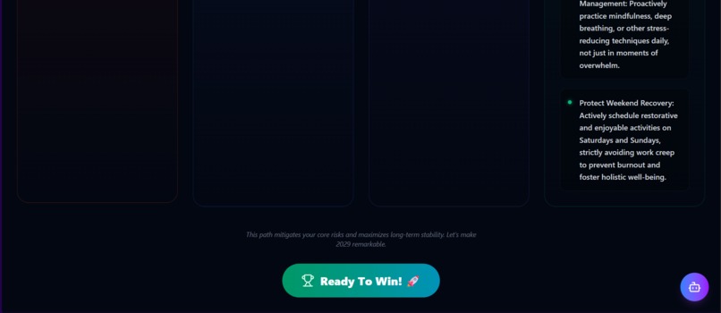 FutureMe AI – Personal Life Projection Simulator – screenshot 2