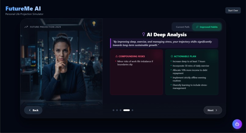 FutureMe AI – Personal Life Projection Simulator – screenshot 16