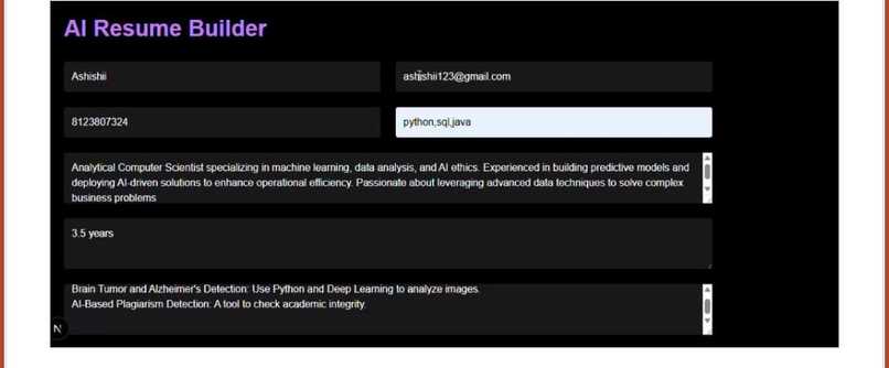 AI Powered Resume and Job Matching Platform – screenshot 3