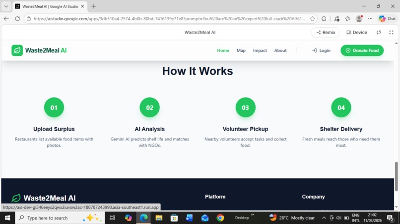 Waste2Meal AI – screenshot 2