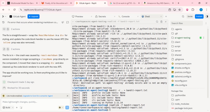 Sentinel AI: Autonomous GitLab Security Auditor – screenshot 3