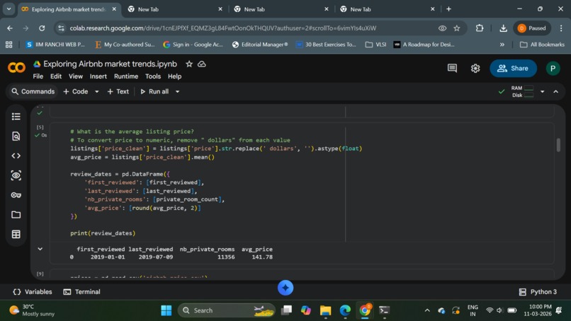 Exploring AirBnb Market Trends – screenshot 1