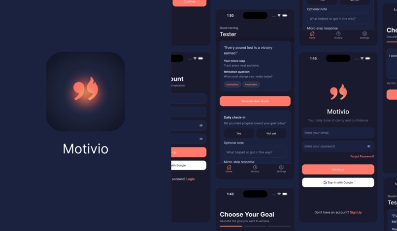 Motivio – screenshot 1
