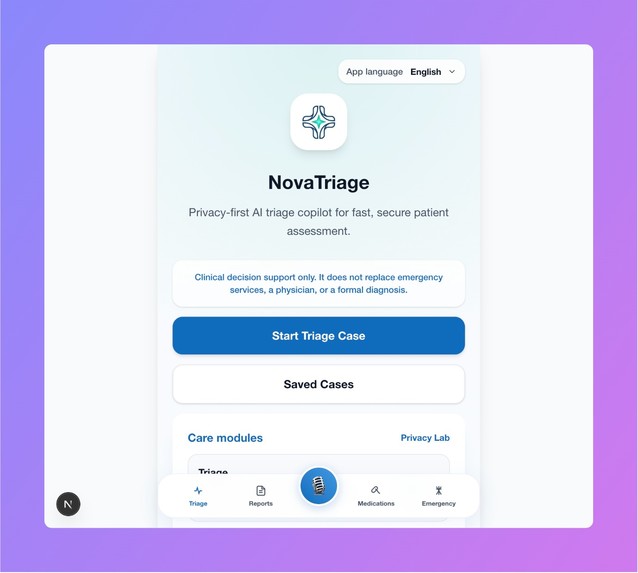 NovaTriage – screenshot 1