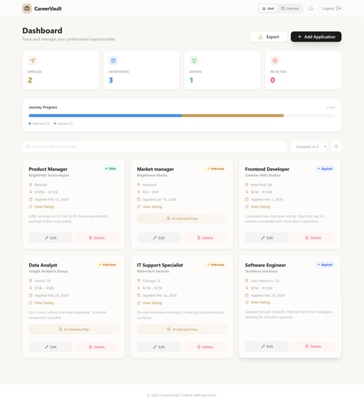 CareerVault  – screenshot 3