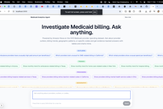 Medicaid Analytics Agent