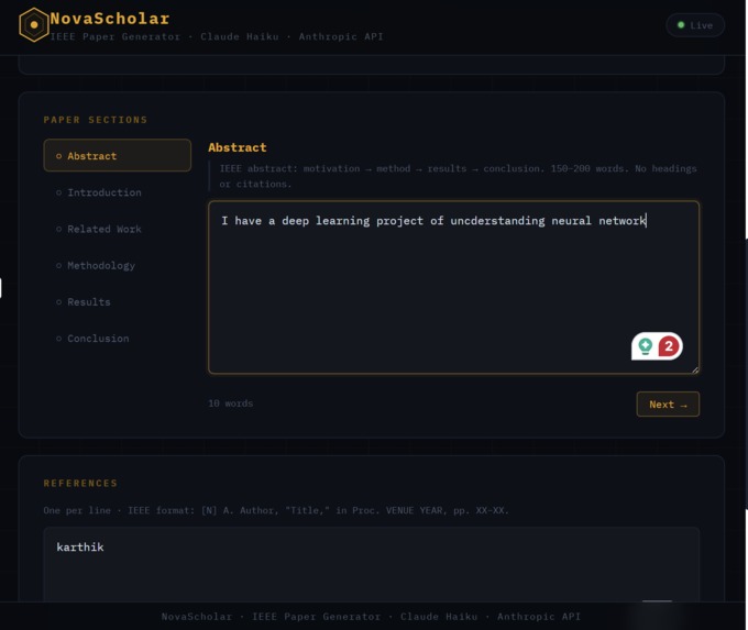 AI research assistant – screenshot 2
