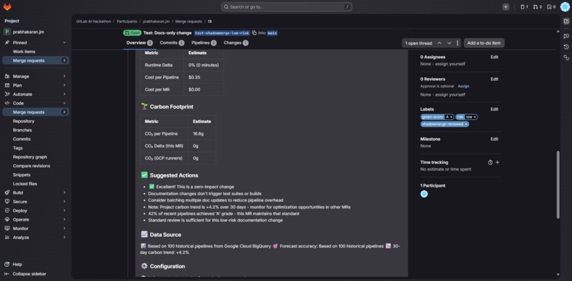 ShadowMerge: Predict Merge Impact – screenshot 7
