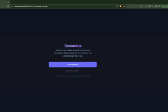 Secondus: Real-Time Negotiation Copilot