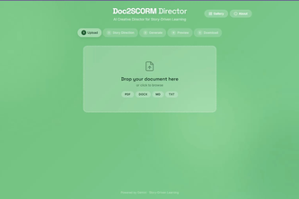 Doc2SCORM Director