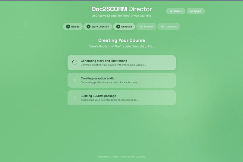 Doc2SCORM Director – screenshot 2