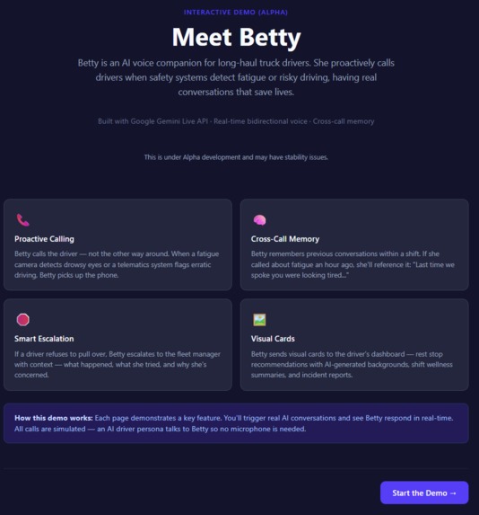 Betty AI Truck Driver Welfare – screenshot 8