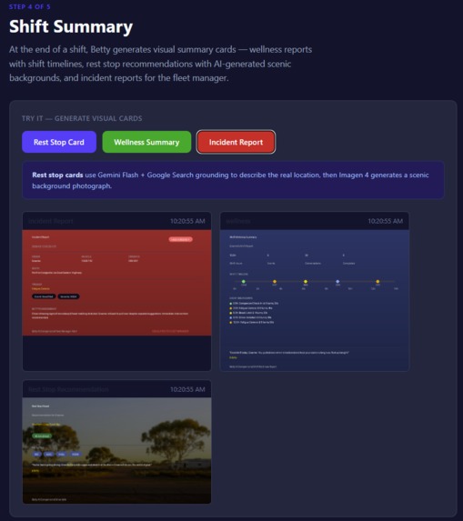 Betty AI Truck Driver Welfare – screenshot 7