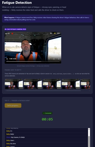 Betty AI Truck Driver Welfare – screenshot 1
