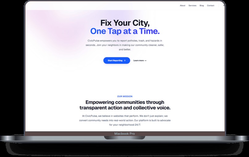 CivicPulse---Smart-Complain-System – screenshot 1