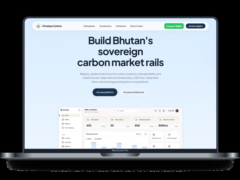 himalaya-carbon-exchnage-blockchain – screenshot 1