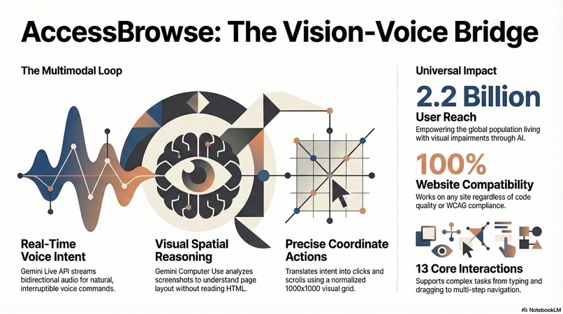 AccessBrowse — Voice-Driven Web Browser for Accessibility – screenshot 1