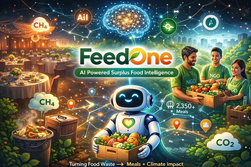 FeedOne – AI Powered Surplus Food Coordination Platform – screenshot 1
