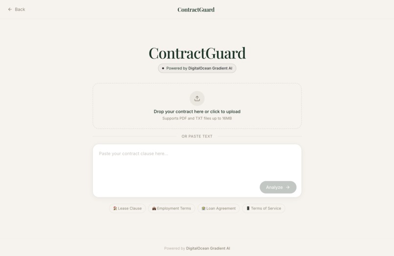 ContractGuard – screenshot 2
