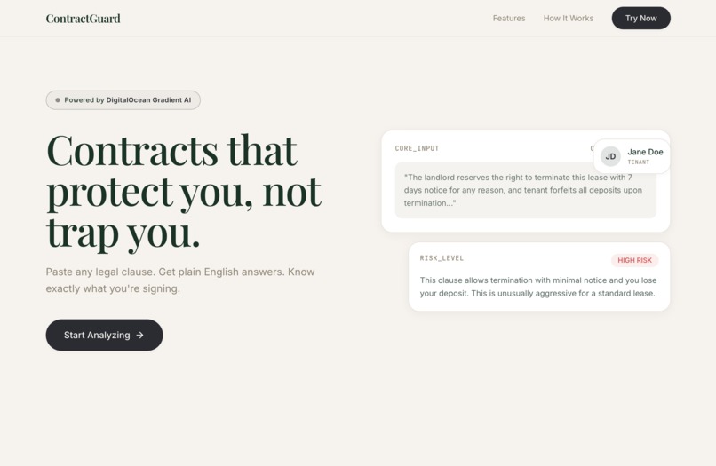 ContractGuard – screenshot 1
