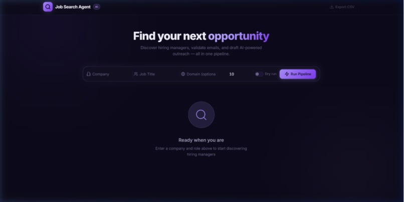 job-outreach-ai – screenshot 1