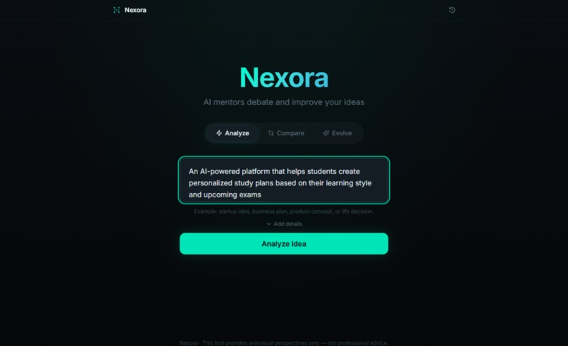 nexora – screenshot 1