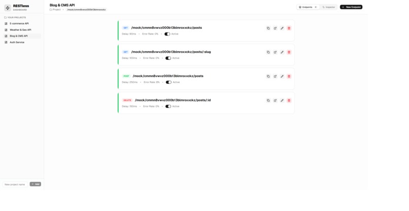 RESTless — AI-Powered API Mocking for Social Good – screenshot 2