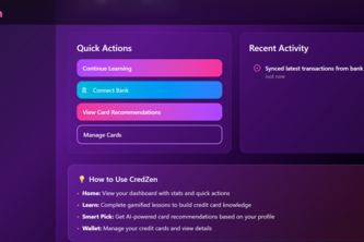 CredZen: Smart Credit Intelligence Platform