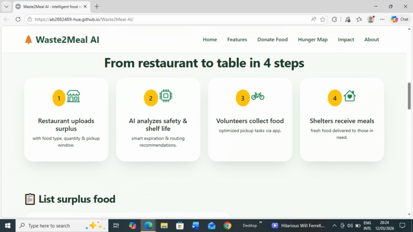 Waste2Meal AI – screenshot 2