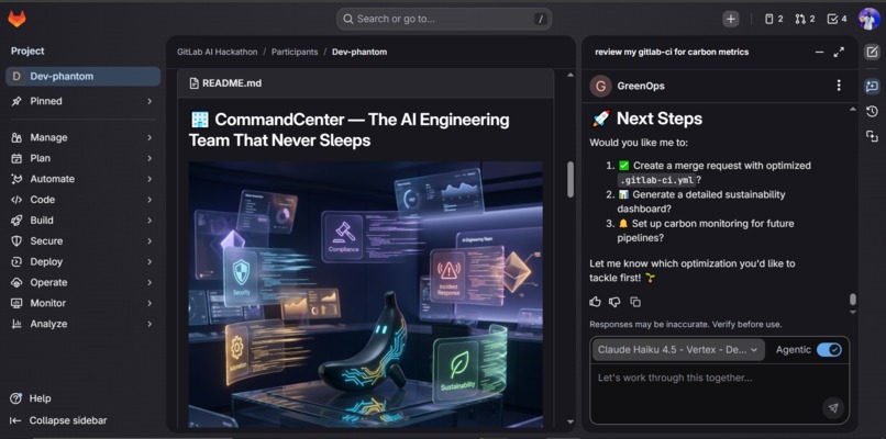 CommandCenter – screenshot 1