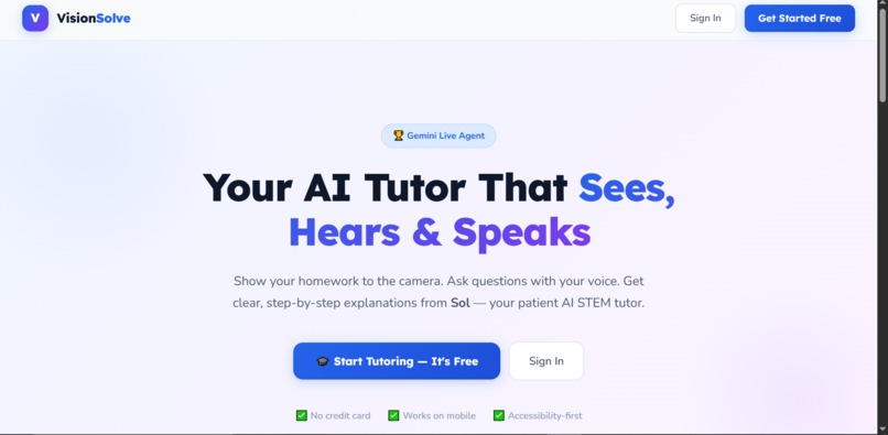 VisionSolve (SolveTutor) – screenshot 1