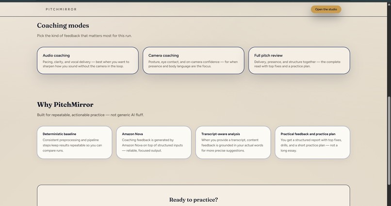 PitchMirror – screenshot 1