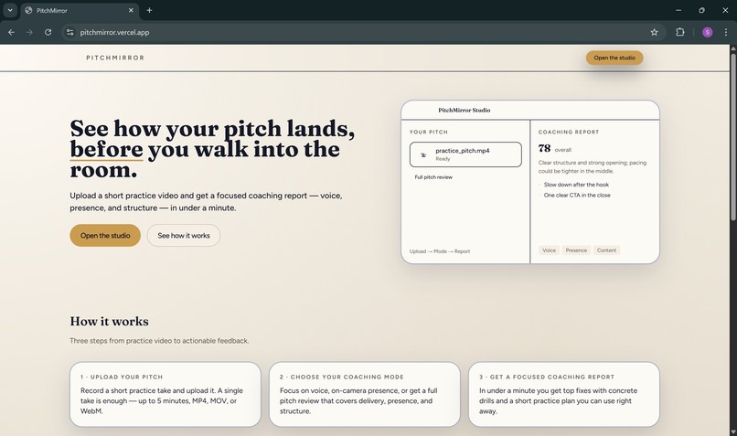 PitchMirror – screenshot 3