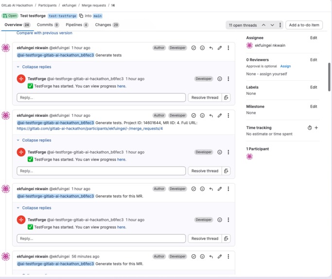 testforge-agent – screenshot 3