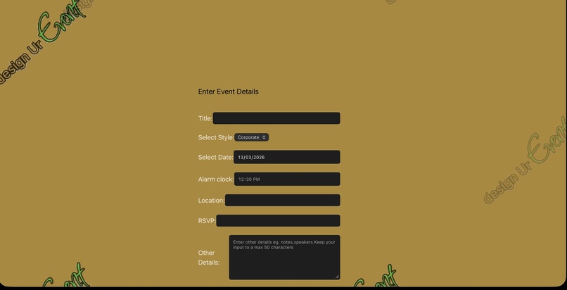 DUrEvent – screenshot 2