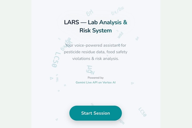 LARS — Laboratory Analysis and Risk System – screenshot 1