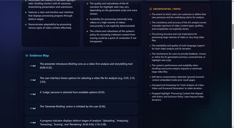 BriefingLens – screenshot 3