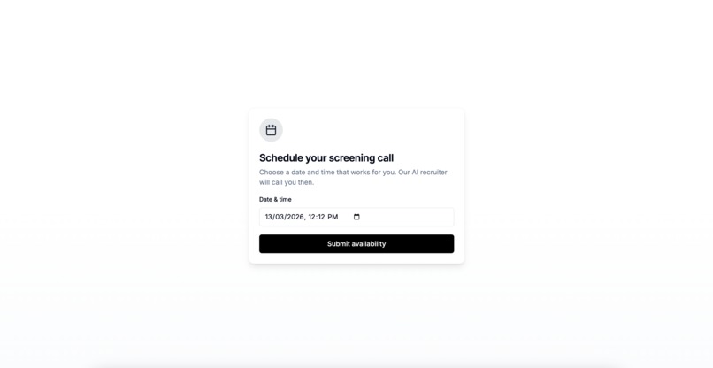 TimekeeperX Hiring Agent: Production-Grade SIP Voice Screen – screenshot 5