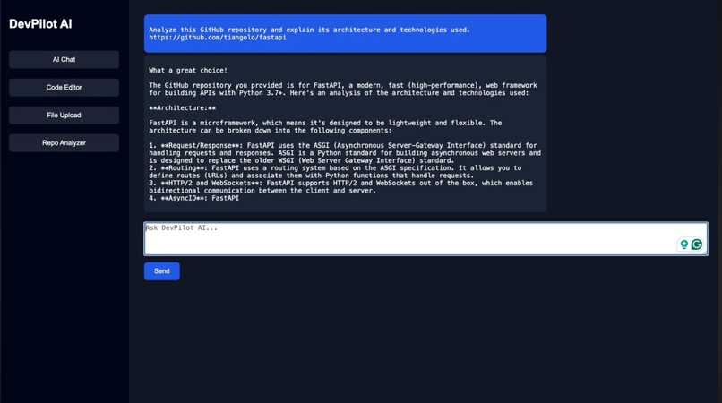 DevPilot AI – screenshot 4
