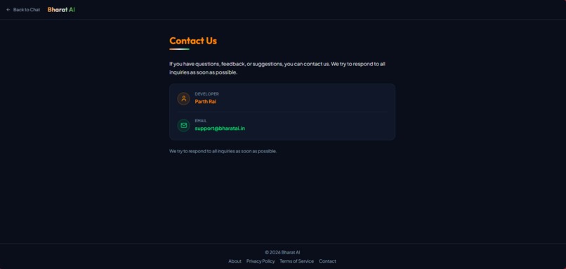 Bharat-AI – screenshot 1