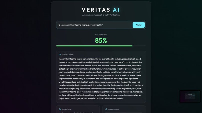 Veritas AI – screenshot 1