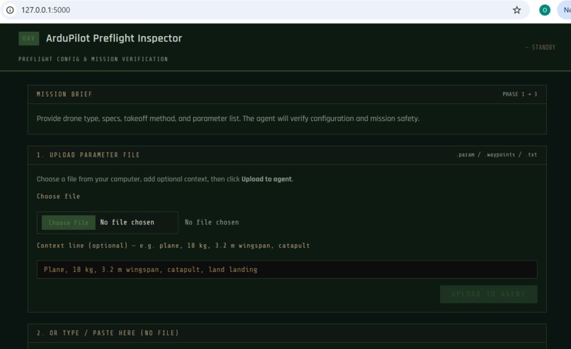 ArduPilot Preflight AI Inspector – screenshot 1