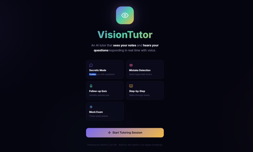 VisionTutor - AI Study Tutor – screenshot 1