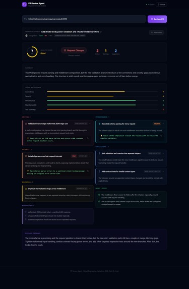 PR Review Agent – screenshot 2